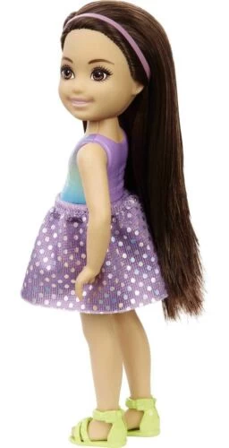 Barbie Pop Chelsea Met Bruin Haar En Jurkje Met Eenhoorn - Afbeelding 2