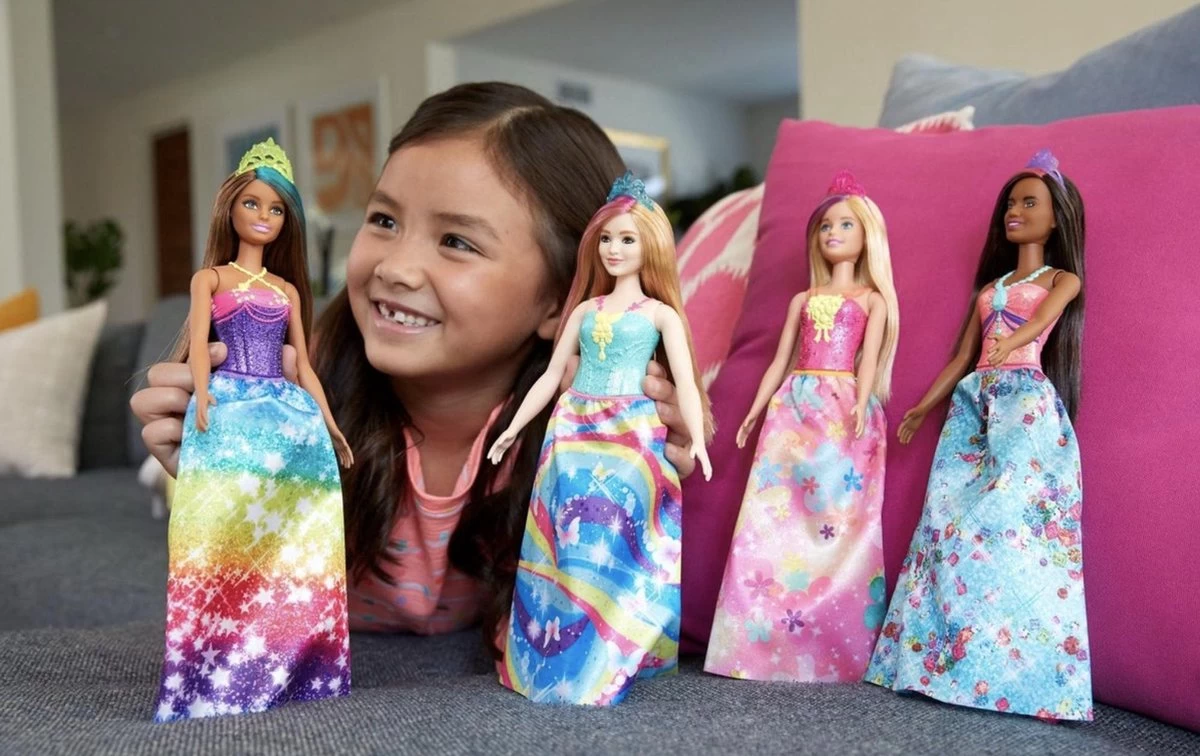 Barbie Pop Dreamtopia Prinses Zwart Haar - Afbeelding 3