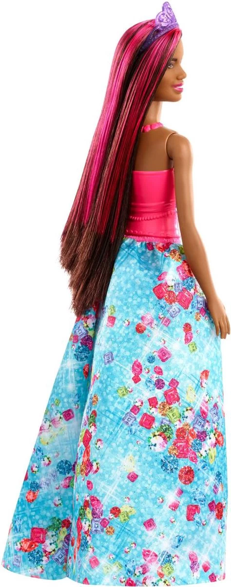 Barbie Pop Dreamtopia Prinses Zwart Haar - Afbeelding 4