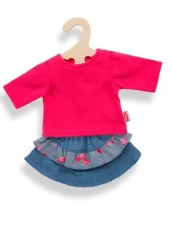 Spijkerrrok Met T-shirt Mt. 35 – 45 Cm.