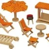 Tuinmeubelset – Inrichting Poppenhuis