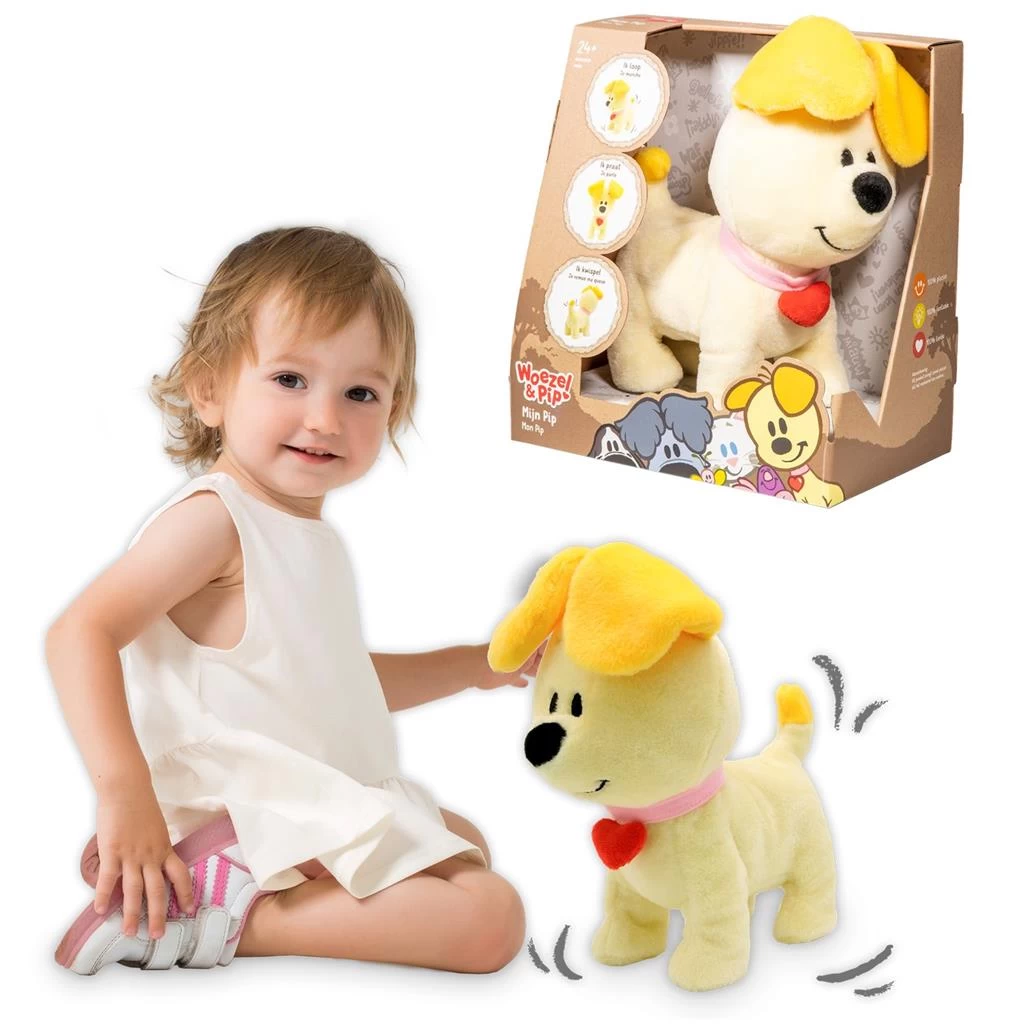Woezel En Pip Pip Lopend En Pratend Interactief Loophondje